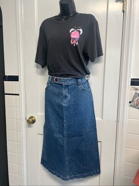 Sonoma Denim Skirt 100% cotton ladies 10P